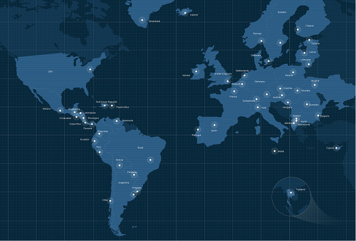 Office Norstat Map